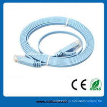 CAT6 Плоский патч-кабель, доступный в разных длинах и цветах